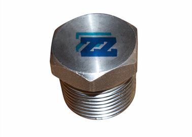 Threaded Plug Hex Head NPT 1 / 2" Forged Pipe Fittings Male Thread Connection